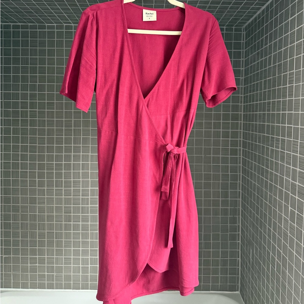 Wrap Linen Dress - Picture 2 of 6